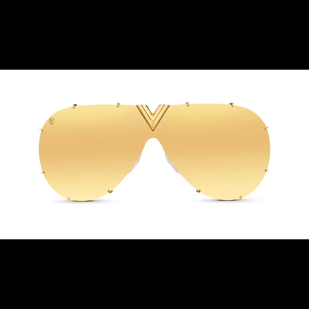 GOLD LOUIS VUITTON SUNGLASSES 🕶